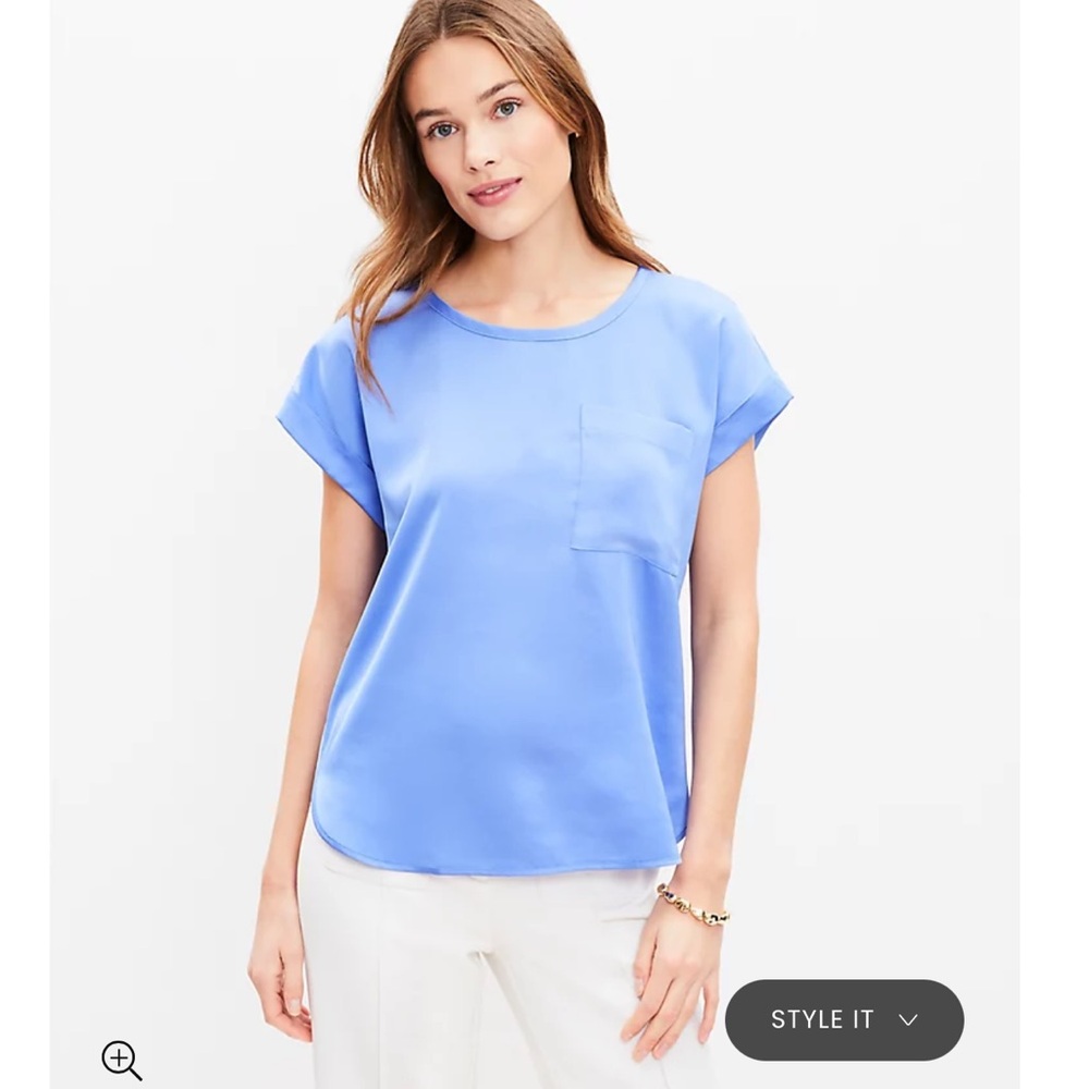 Blue/ Lilac top